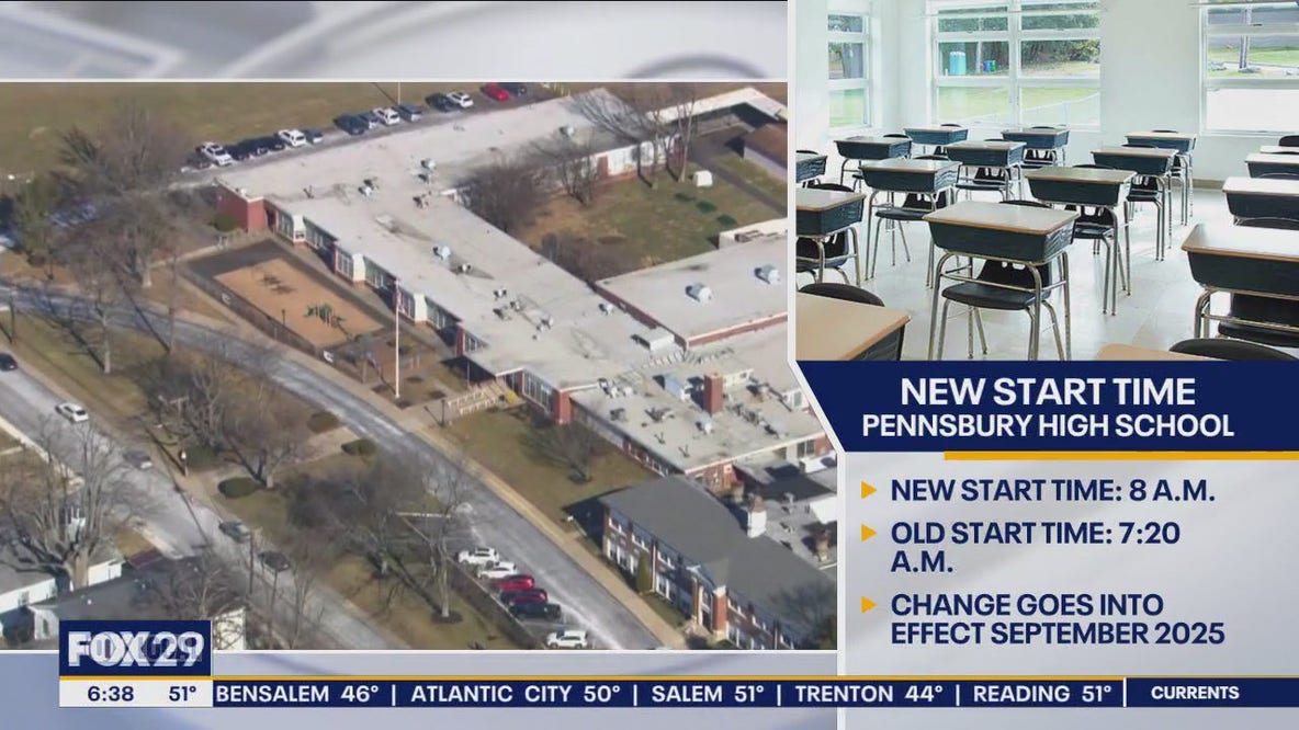 School district in Bucks County announces later start time for high school